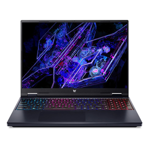 Acer Predator Helios Neo 16, 16'', WQXGA, 180 Hz, i7, 16 GB, 512 GB, RTX 4060, melna - Portatīvais dators NH.QQVEL.004