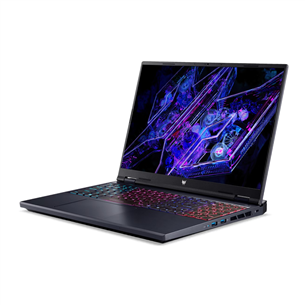 Acer Predator Helios Neo 16, 16'', WQXGA, 180 Hz, i7, 16 GB, 512 GB, RTX 4060, melna - Portatīvais dators