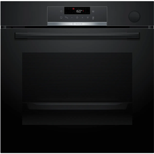 Bosch Series 4, steam function, 71 L, black - Built-in oven HRG532BB3