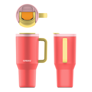 Kambukka Rio Tumbler, 950 ml, Pink Papaya, sarkana/dzeltena - Termokrūze