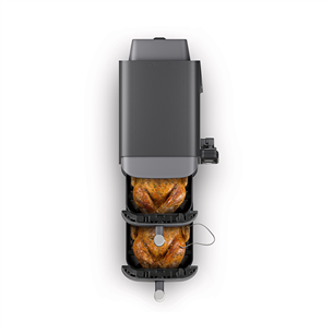 Ninja Double Stack XL 9.5L, 2470 W, grey -  Air Fryer + probe