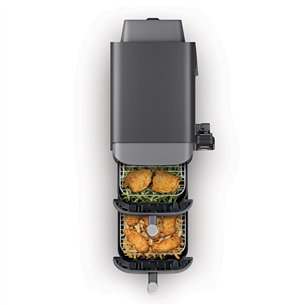 Ninja Double Stack XL 9.5L, 2470 W, grey -  Air Fryer + probe