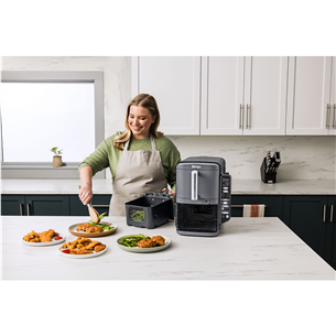 Ninja Double Stack XL 9.5L, 2470 W, grey -  Air Fryer + probe