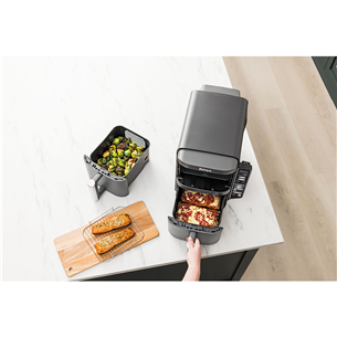 Ninja Double Stack XL 9.5L, 2470 W, grey -  Air Fryer + probe