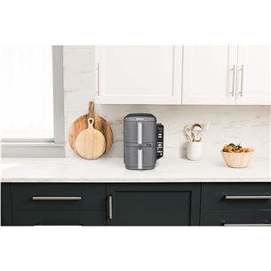 Ninja Double Stack XL 9.5L, 2470 W, grey -  Air Fryer + probe