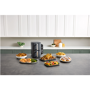 Ninja Double Stack XL 9.5L, 2470 W, grey -  Air Fryer + probe