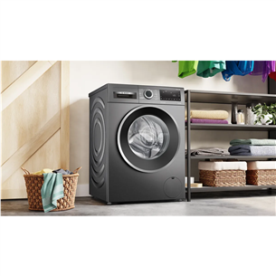 Bosch Series 6, 9 kg, depth 59 cm, 1400 rpm, grey - Front load washing machine