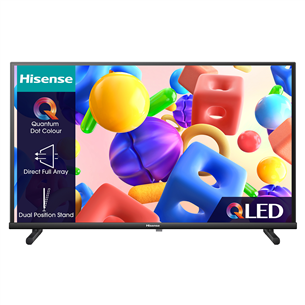 Hisense A5KQ, 32", Full HD, QLED, черный - Телевизор