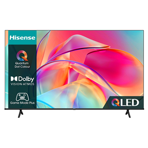 Hisense E7KQ, 55", Ultra HD, QLED, sānu statīvs, melna - Televizors 55E7KQ