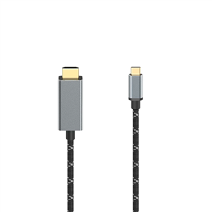 Hama Video Cable, USB-C, 1,5 m, melna - Vads 00200509