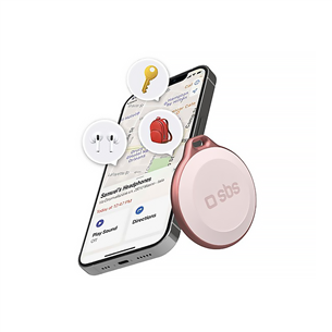 SBS Tracker, Apple Find My, IP65, pink - Smart tracker TEFINDBTAPP