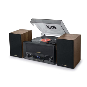 Muse MT-121, CD, USB, Bluetooth, turntable, black/brown - Music centre