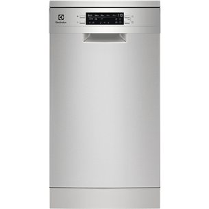 Electrolux 600 Slim, 10 place settings, stainless steel - Free standing dishwasher ESS43210SX