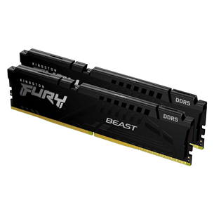 Kingston Fury Beast Kit2, 32 ГБ, DDR5, черный - RAM KF560C36BBE2K2-32