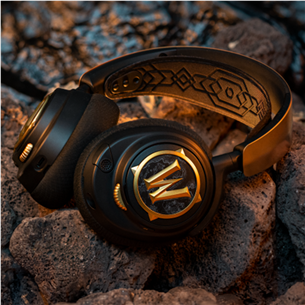 Steelseries Arctis Nova 7: World of Warcraft Edition, melna/zelta - Bezvadu austiņas ar mikrofonu