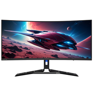 Lenovo Legion R34w-30, 34'', WQHD, VA, 180 Hz, izliekts, melna - Monitors 67C7GACBEU