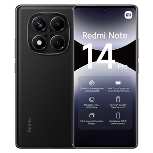 Xiaomi Redmi Note 14 Pro, 8 ГБ, 256 ГБ, черный - Смартфон 60482