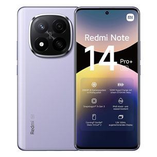 Xiaomi Redmi Note 14 Pro+ 5G, lillā - Viedtālrunis