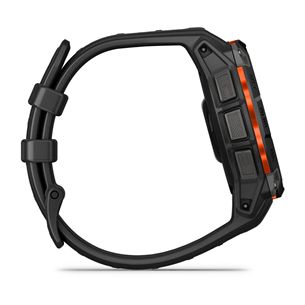 Garmin Instinct 3 Solar, 45 mm, melna - Viedpulkstenis