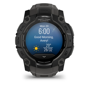 Garmin Instinct 3 AMOLED, 50 mm, melna - Viedpulkstenis