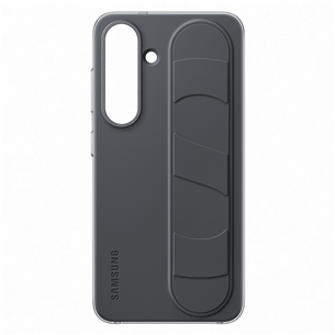 Samsung Standing Grip Case, Galaxy S25, melna - Apvalks viedtālrunim