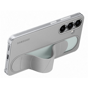 Samsung Standing Grip Case, Galaxy S25, pelēka - Apvalks viedtālrunim