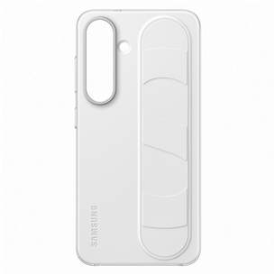 Samsung Standing Grip Case, Galaxy S25, balta - Apvalks viedtālrunim