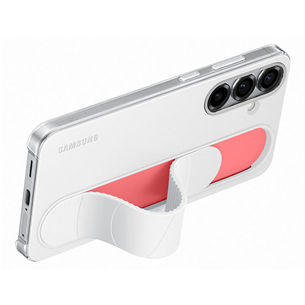 Samsung Standing Grip Case, Galaxy S25+, balta - Apvalks viedtālrunim