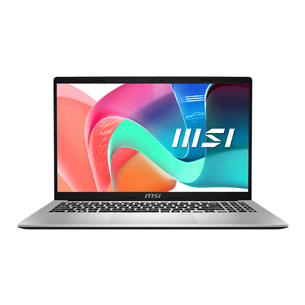 MSI Modern 15 F13M, 15,6'', i7, 16 GB, 512 GB, sudraba - Portatīvais dators MODERN15-F13MG-017NL