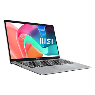 MSI Modern 15 F13M, 15,6'', i5, 16 GB, 512 GB, sudraba - Portatīvais dators