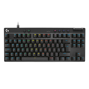 Logitech Pro X TKL Rapid, SWE, melna - Bezvadu klaviatūra 920-013231