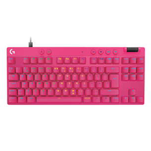 Logitech Pro X TKL Rapid, SWE, rozā - Bezvadu klaviatūra 920-013251