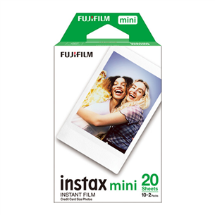 Fujfilm Instax Mini, Glossy, 20 gab., balta - Fotopapīrs 8720094753805