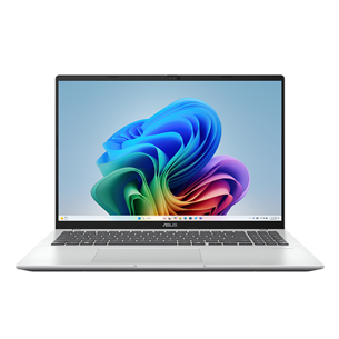 Asus Vivobook 16, 16'', WUXGA, Ryzen AI 5, 16 ГБ, 512 ГБ, ENG, серебристый - Ноутбук M1607KA-MB024W