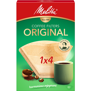 Melitta 1x4, 80 gab. - Kafijas filtri 0.1097.61