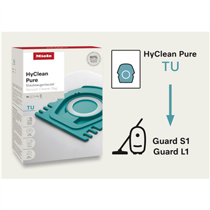 Miele HyClean Pure TU, 4 pcs - Dust bags