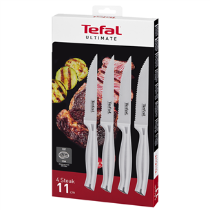 Tefal Ultimate, 11 cm, 4 gab., nerūsējošā tērauda - Steika naži K1700879