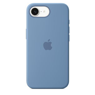 Apple Silicone Case, iPhone 16e, синий - Чехол