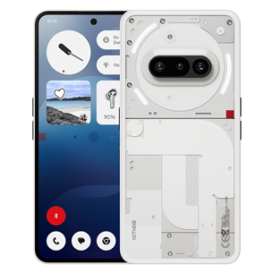 Nothing Phone (3a), 12 ГБ, 256 ГБ, белый - Смартфон