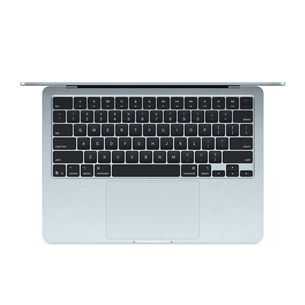 Apple MacBook Air 13 (2025), M4, 10C/8C, 16 GB, 256 GB, SWE, zila - Portatīvais dators