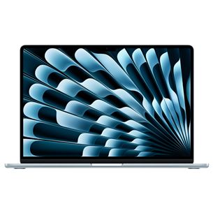 Apple MacBook Air 15 (2025), M4, 10C/10C, 16 GB, 256 GB, ENG, zila - Portatīvais dators