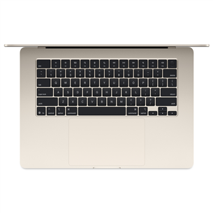 Apple MacBook Air 15 (2025), M4, 10C/10C, 16 GB, 256 GB, ENG, zelta - Portatīvais dators