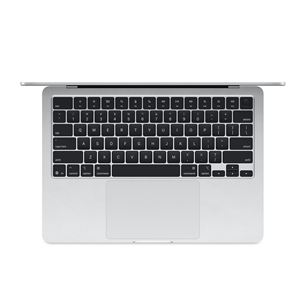 Apple MacBook Air 13 (2025), M4, 10C/8C, 16 GB, 256 GB, SWE, sudraba - Portatīvais dators