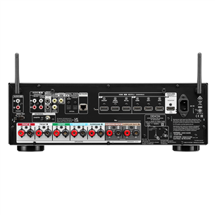 Denon AVR-X1700H, 7.2, 8K, HEOS, HDMI 2.1, melna - Resīveris