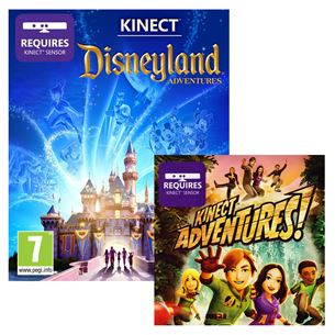 Spēļu konsole Xbox 360 4GB + kinect + divas spēles