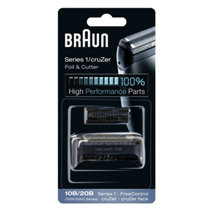 Braun - Сменная бритвенная сетка + лезвие 10B/20B