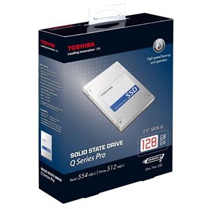 SSD cietais disks 128GB 554/512MBs, Toshiba